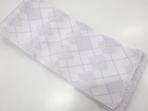 菱模様織り出し　浴衣帯